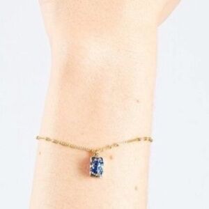 Les Nereides Blue Scarab Beetle Bracelet Brand New